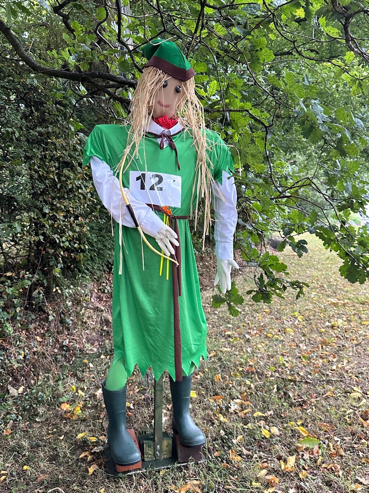 Robin Hood scarecrow